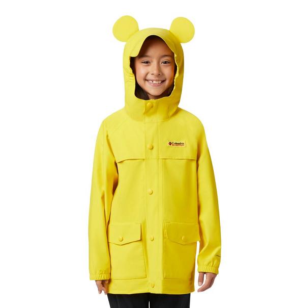 Columbia Disney Ibex Waterproof Jacket Yellow For Girls NZ91264 New Zealand